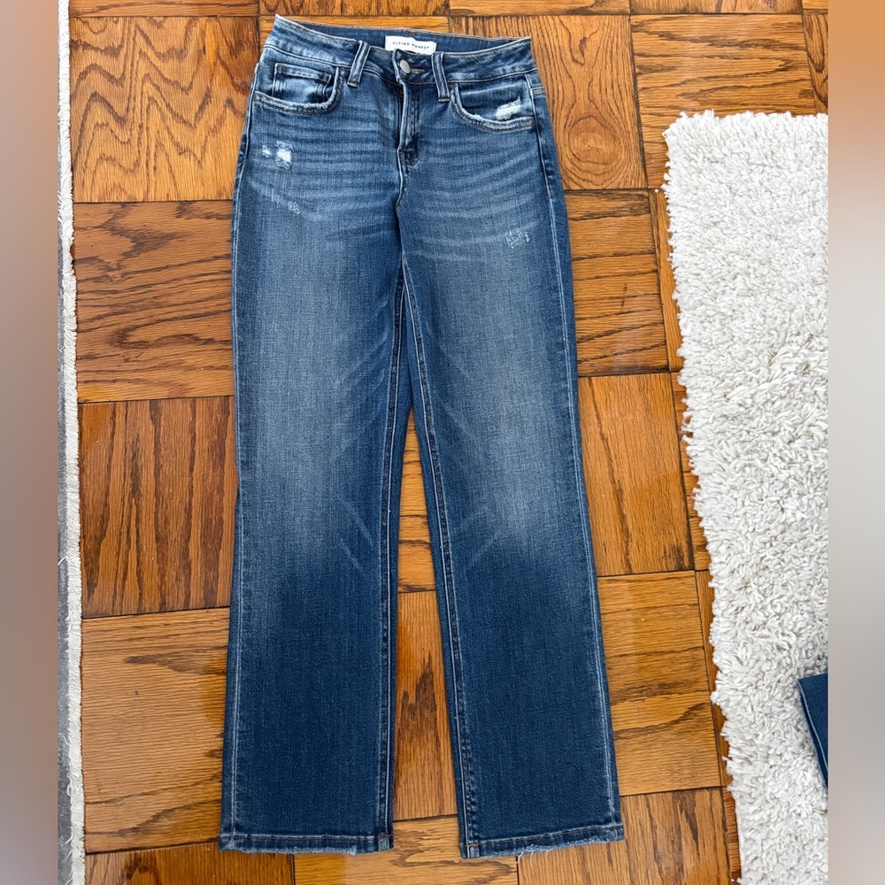 Flying Monkey Women's Medium Blue Straight Leg Jeans